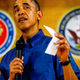 President Barack Obama at Marine Corps Base Hawaii on Dec. 25, 2013, in Kaneohe Bay
Kent Nishimura-Pool/Getty Images